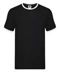 Fruit Of The Loom Contrast Ringer T-Shirt - Custom Printed