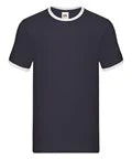 Fruit Of The Loom Contrast Ringer T-Shirt - Custom Printed