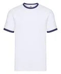 Fruit Of The Loom Contrast Ringer T-Shirt - Custom Printed