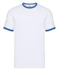 Fruit Of The Loom Contrast Ringer T-Shirt - Custom Printed