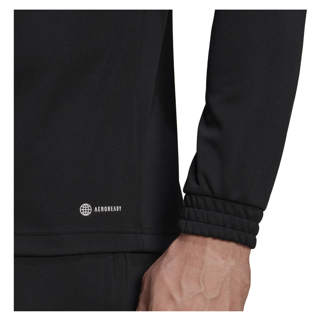 Adidas training top with elastic sleeve cuffs