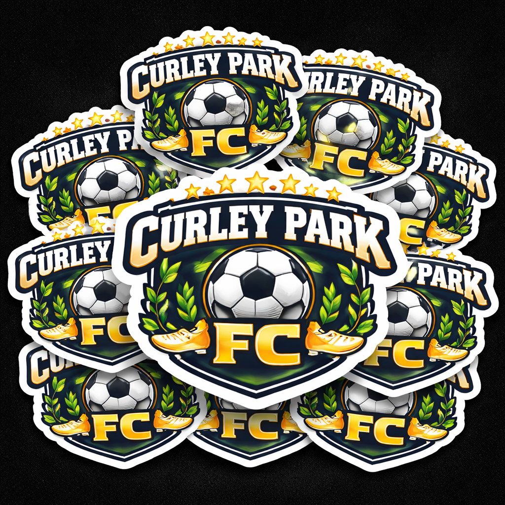 Full colour, die cut printed stickers