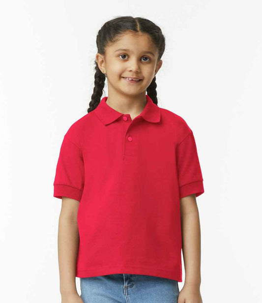 Gildan Kids DryBlend® Jersey Polo Shirt - Custom printed