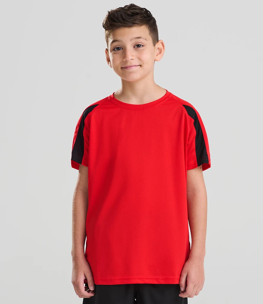 Just Cool AWDis Kids Contrast Cool T-Shirt