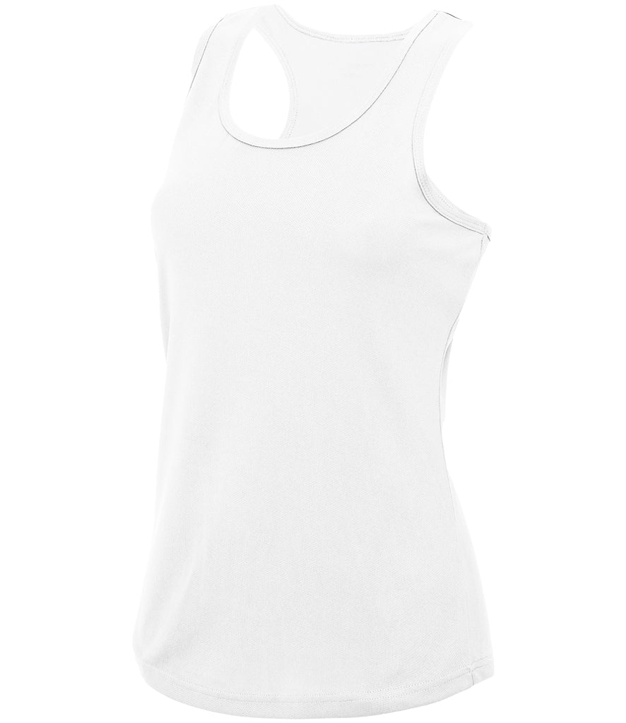 White tank top on a white background