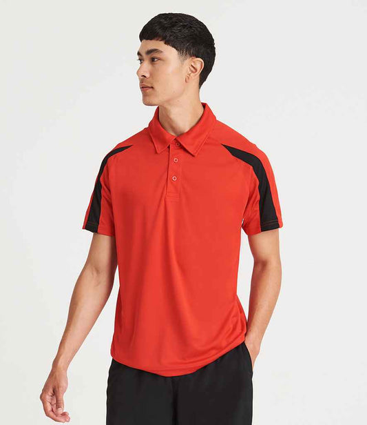AWDis Just Cool Contrast Polo - Custom Printed