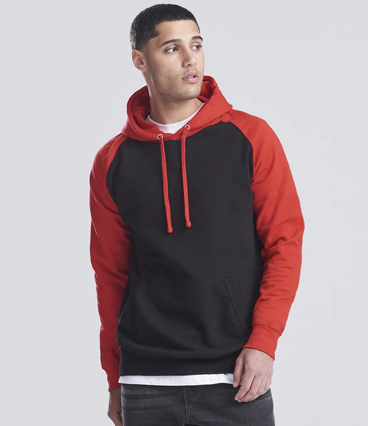 Just Hoods AWDis Baseball Hoodie