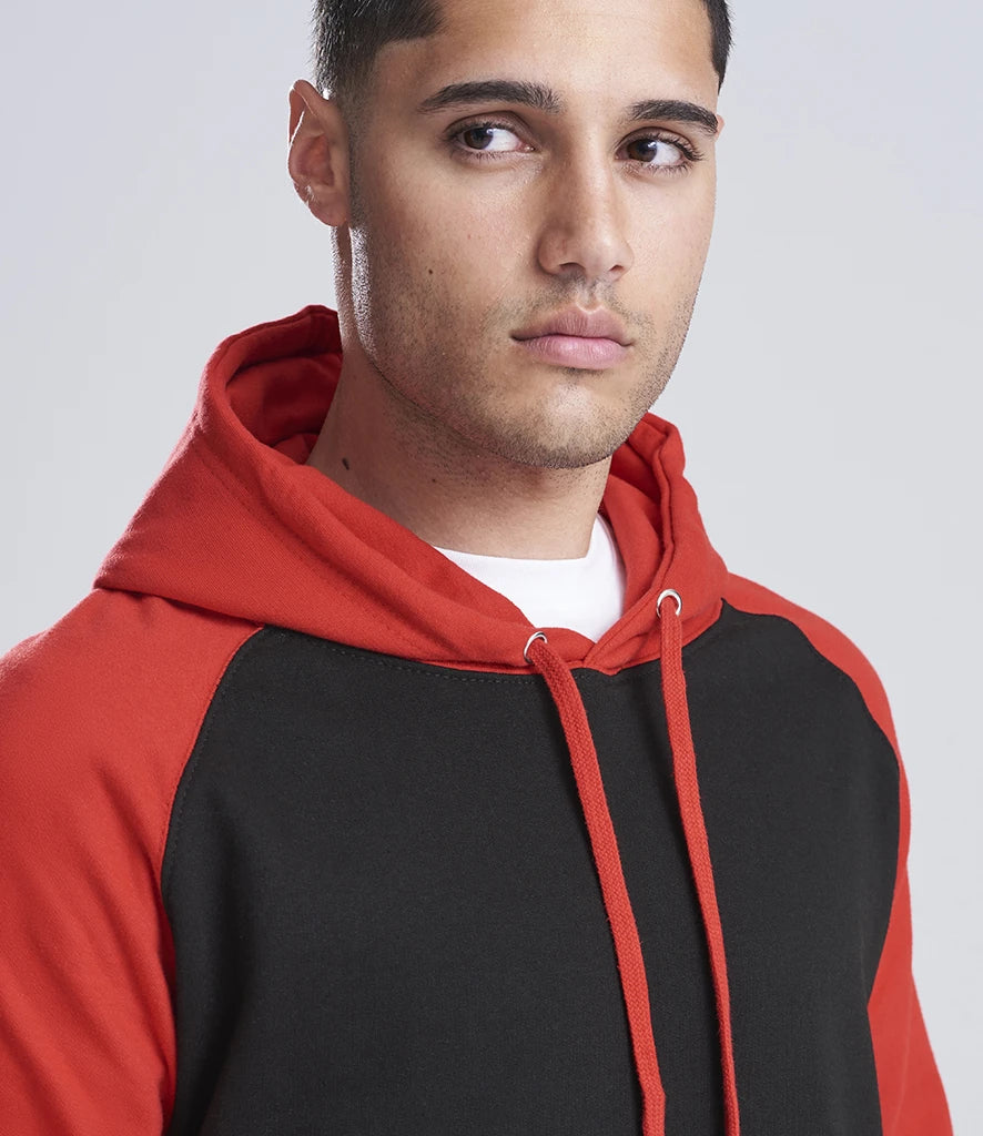 Just Hoods AWDis Baseball Hoodie