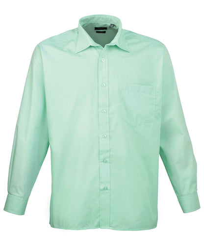 Premier Long sleeve poplin shirt - Custom Printed