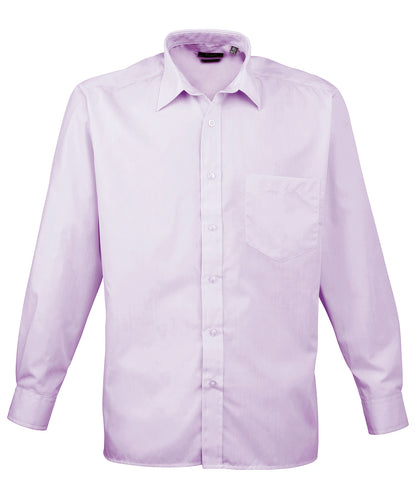 Premier Long sleeve poplin shirt - Custom Printed