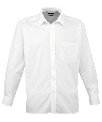Premier Long sleeve poplin shirt - Custom Printed