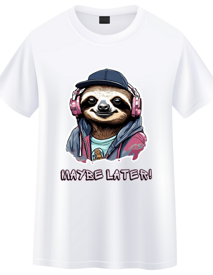 'Maybe Later' Sloth T-Shirt