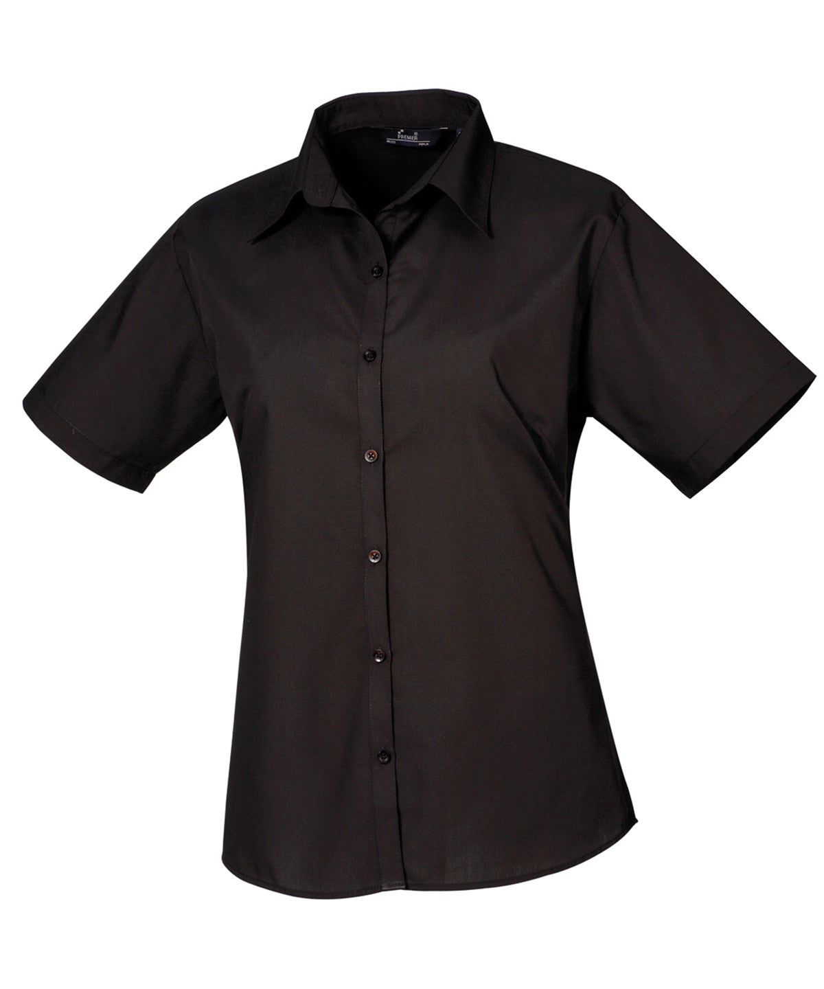 Premier Ladies short sleeve poplin blouse - Custom Printed
