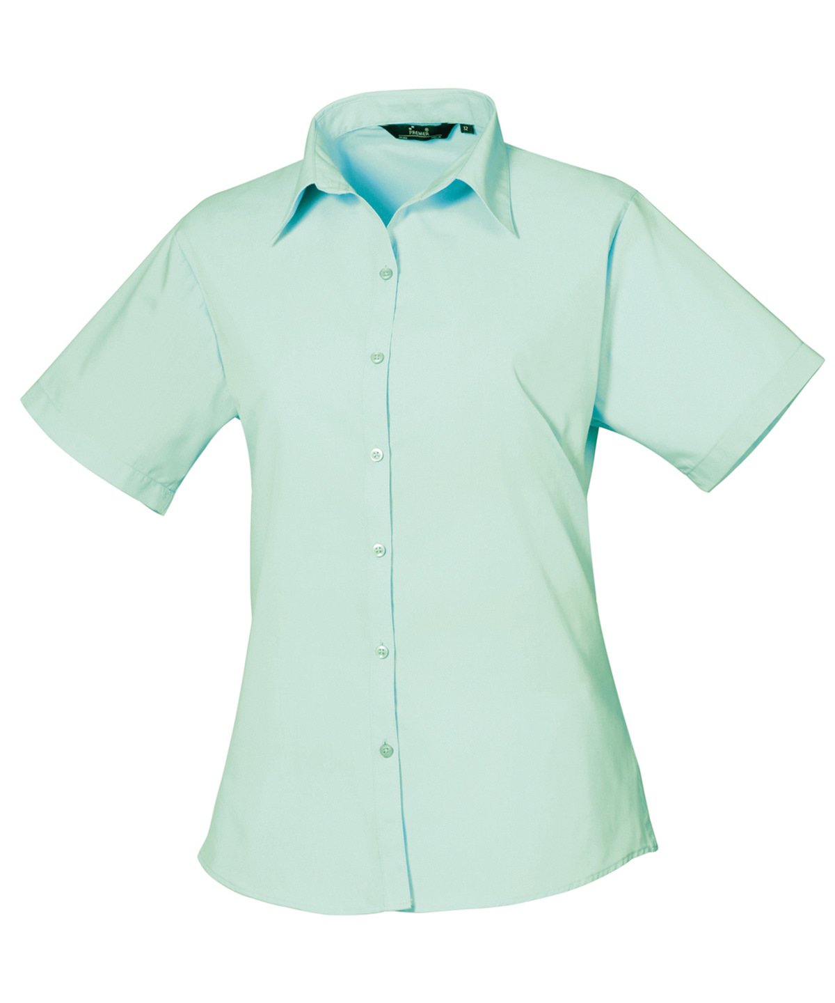 Premier Ladies short sleeve poplin blouse - Custom Printed