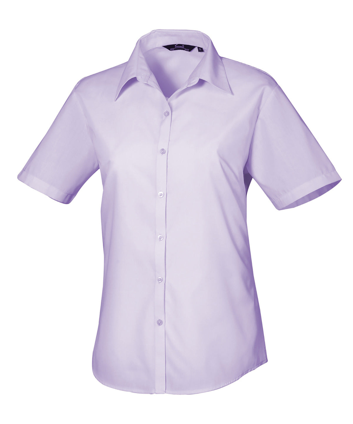 Premier Ladies short sleeve poplin blouse - Custom Printed