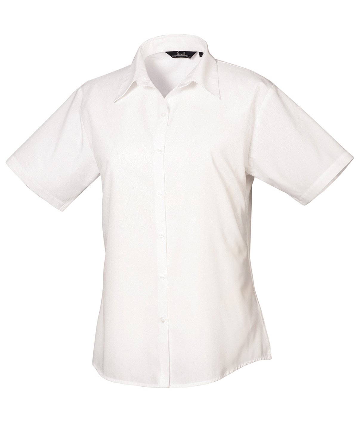 Premier Ladies short sleeve poplin blouse - Custom Printed