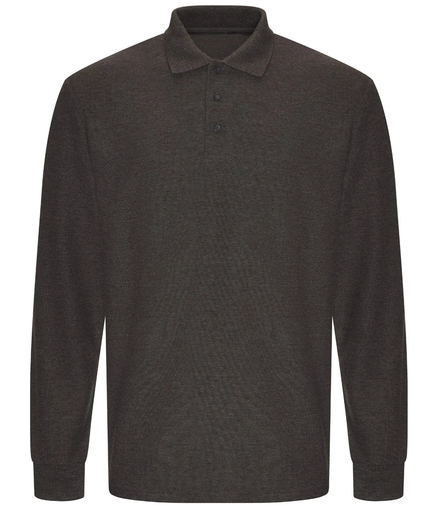 PRO RTX Pro Long Sleeve Piqué Polo Shirt