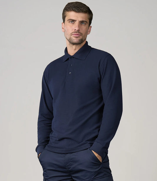 PRO RTX Pro Long Sleeve Piqué Polo Shirt