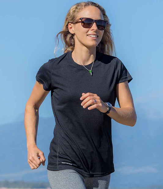 Spiro Ladies quick-dry short sleeve t-shirt - Custom Printed