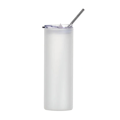 Frosted Gradient Coloured Water Bottles - 750ml Plastic Lid - Custom Printed
