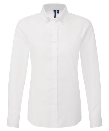 Premier Ladies Supreme Oxford long sleeve shirt - Custom Printed