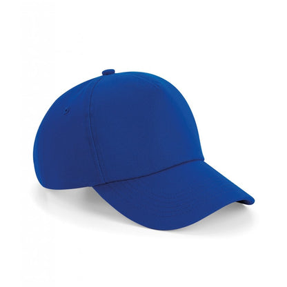 Beechfield authentic 5 panel cap, royal blue, custom printed, personalised
