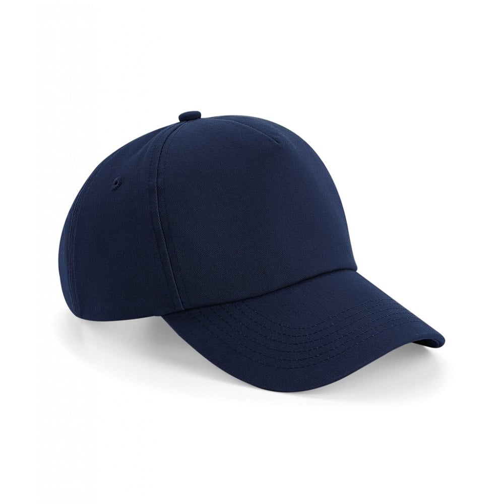 Beechfield authentic 5 panel cap, navy, custom printed, personalised