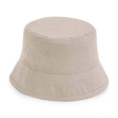 Beechfield organic cotton bucket hat, white, for custom printing