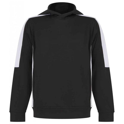 Finden & Hales Kids Team Hoodie, Black/White, Custom Print