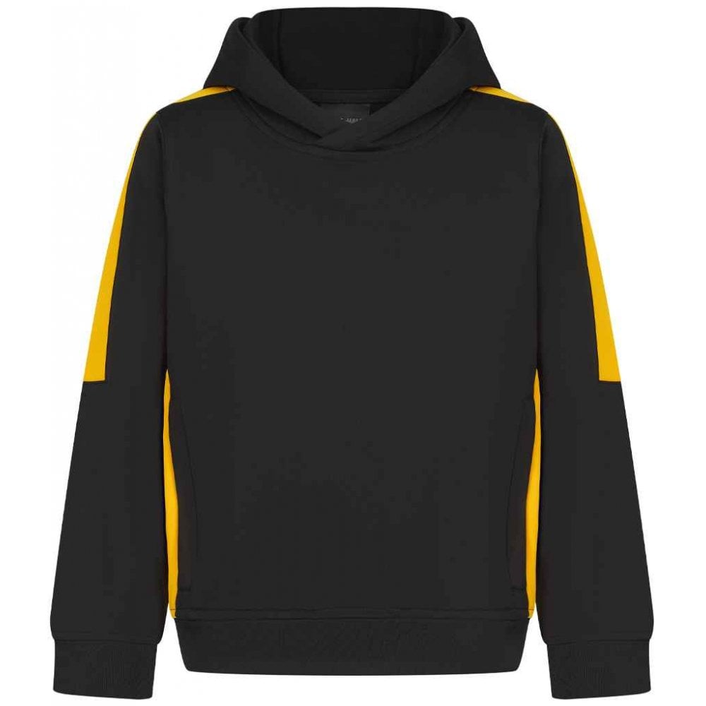 Finden & Hales Kids Team Hoodie, Black/Gold, Custom Print