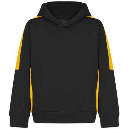 Finden & Hales Kids Team Hoodie, Black/Gold, Custom Print