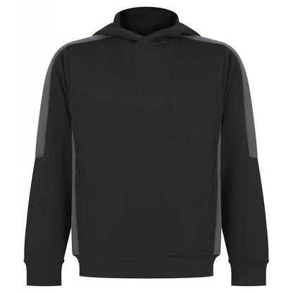 Finden & Hales Kids Team Hoodie, Black/Gunmetal, Custom Print