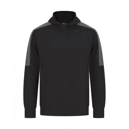 Finden & Hales Unisex Team Hoodie, Black/Gunmetal, Custom Print 
