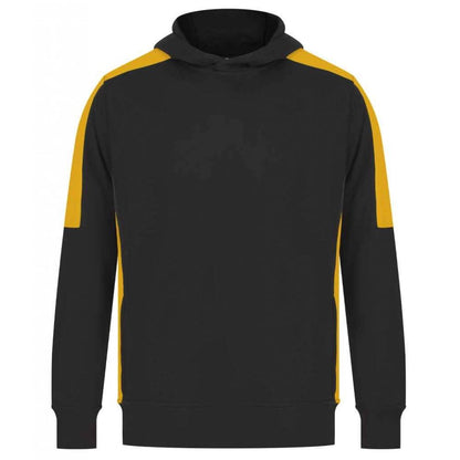 Finden & Hales Unisex Team Hoodie, Black/Gold, Custom Print 