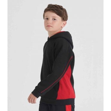 Finden & Hales Kids Contrast Hooded Sweatshirt, Custom Print