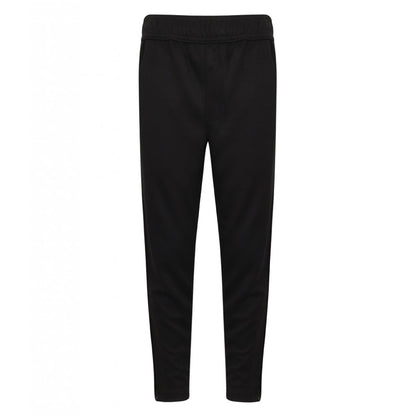 Finden & Hales Kids Knitted Tracksuit Pants, Black/Black, Custom Print 