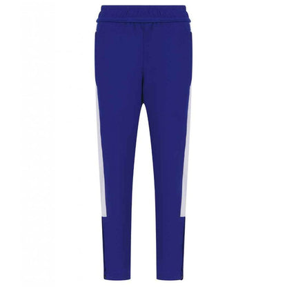 Finden & Hales Kids Knitted Tracksuit Pants, Royal/White, Custom Print 