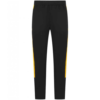 Finden & Hales Kids Knitted Tracksuit Pants, Black/Gold, Custom Print 