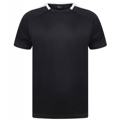 Finden & Hales Unisex Team T-Shirt, Navy/White, Custom Print 