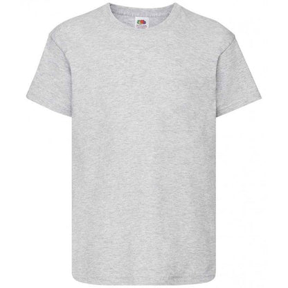 Fruit of the Loom kids original t-shirt, heather grey, custom printed, personalised
