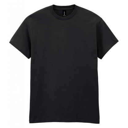 Gildan heavy cotton t-shirt black custom print 