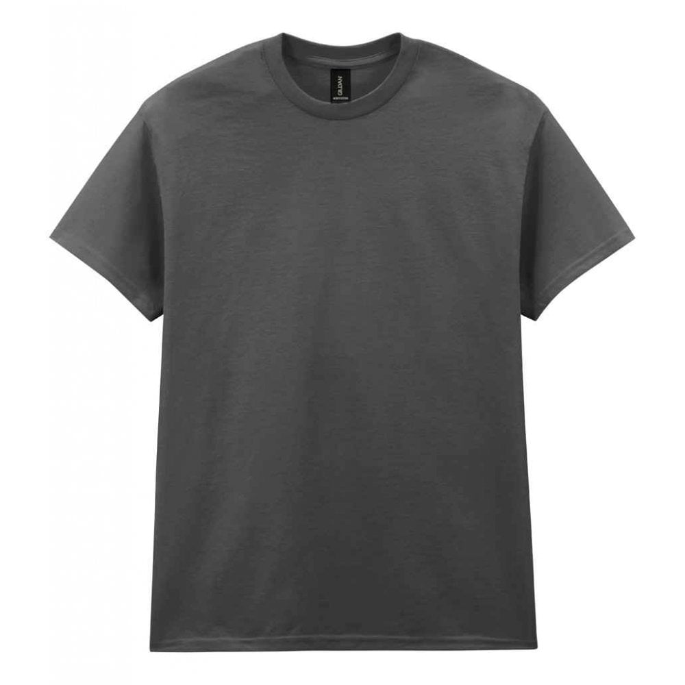 Gildan heavy cotton t-shirt charcoal custom print 