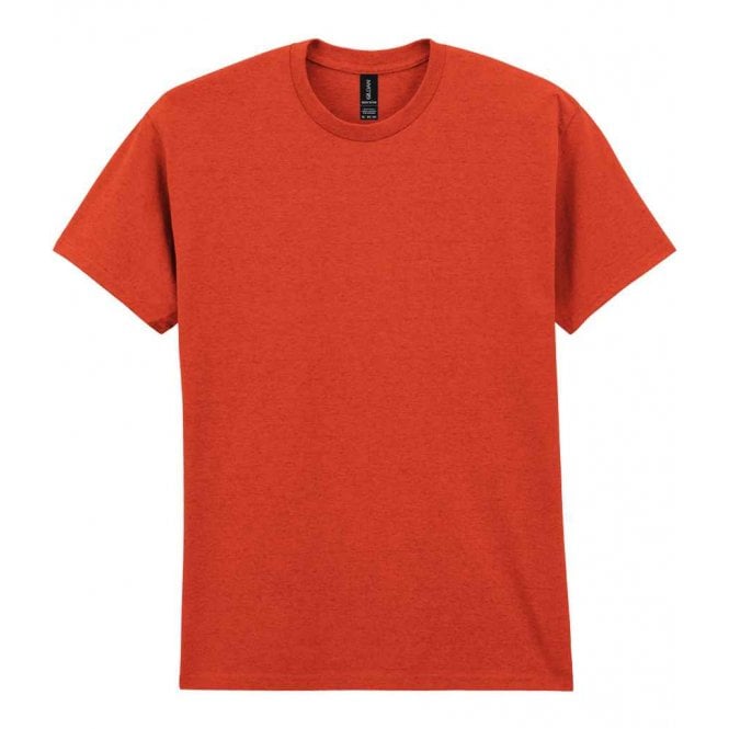 Gildan heavy cotton t-shirt antique orange custom print 