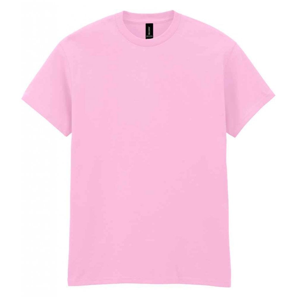 Gildan heavy cotton t-shirt light pink custom print 