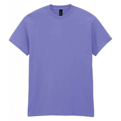 Gildan heavy cotton t-shirt violet custom print 
