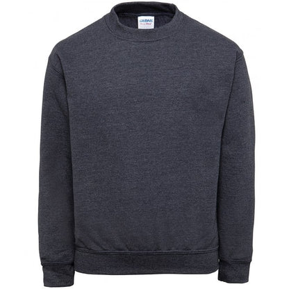 Gildan kids heavy blend drop shoulder sweatshirt, charcoal, custom printed, personalised