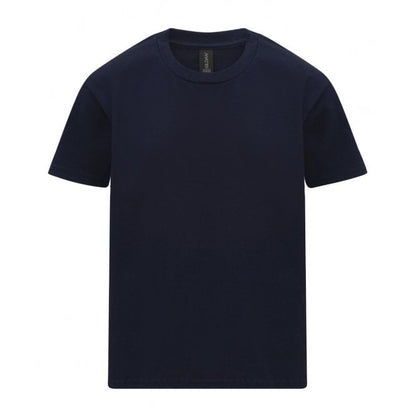 Gildan kids softstyle mideweight t-shirt, navy, custom printed, personalised