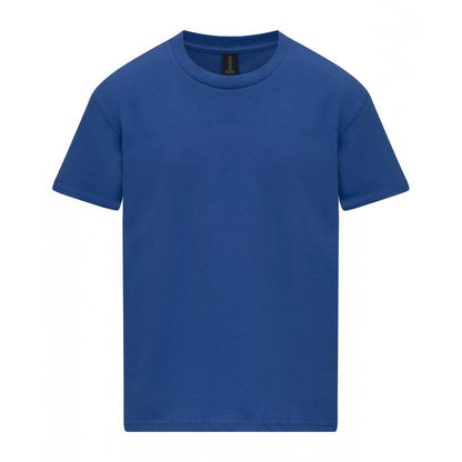 Gildan kids softstyle mideweight t-shirt, royal blue, custom printed, personalised