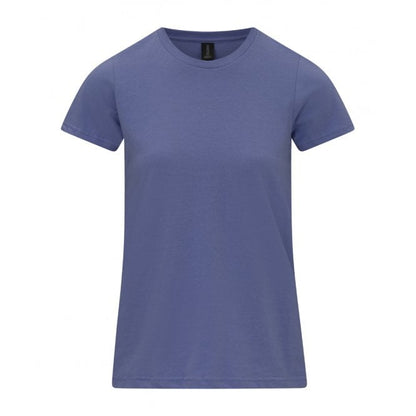 Gildan ladies softstyle midweight t-shirt, violet, for custom printing