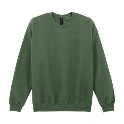 Gildan softstyle midweight sweatshirt, military green, for custom printing